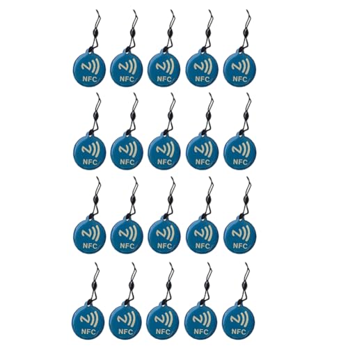Kdouehg 20er NFC-Tags Aufkleber Ntag213 13,56 MHz Smart Card für Alle NFC-Fähigen Handys Smart Business Card NFC 31,5x28mm B Kdouehg 20er NFC-Tags Aufkleber Ntag213 13,56 MHz Smart Card für Alle NFC-Fähigen Handys Smart Business Card NFC 31,5x28mm B von Kdouehg