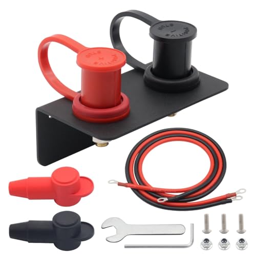 Kdouehg 250 A 48 V Batterie-Überbrückungspfosten-Panel, Externe Batterie-Überbrückungsblöcke für ATV, UTV, Wohnmobil, Batterie-Ladepfosten-Kit. Kdouehg 250 A 48 V Batterie-Überbrückungspfosten-Panel, Externe Batterie-Überbrückungsblöcke für ATV, UTV, Wohnmobil, Batterie-Ladepfosten-Kit. von Kdouehg
