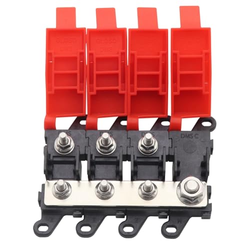 Kdouehg 3-Wege-Kfz-Midi-Sicherungsdose Blockhalter 200A Gabelbolzen-Sicherungshalterbolzen für Auto-Wohnmobil An Sicherungsart Stromverteilung Kdouehg 3-Wege-Kfz-Midi-Sicherungsdose Blockhalter 200A Gabelbolzen-Sicherungshalterbolzen für Auto-Wohnmobil An Sicherungsart Stromverteilung von Kdouehg