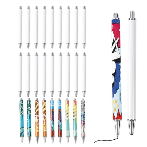 Kdouehg 30er-Pack Sublimationsstifte, mit Schrumpffolie, Personalisierter Sublimationsstift Aus Aluminium für Heimwerker im Büro und in der Schule Kdouehg 30er-Pack Sublimationsstifte, mit Schrumpffolie, Personalisierter Sublimationsstift Aus Aluminium für Heimwerker im Büro und in der Schule von Kdouehg
