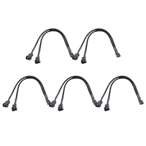 Kdouehg 4-Pin PWM Lüfter Splitter Hub Kabel für Motherboard und CPU PC Gehäuse Lüfter Verlängerungsadapter Y Splitter Kabel Kdouehg 4-Pin PWM Lüfter Splitter Hub Kabel für Motherboard und CPU PC Gehäuse Lüfter Verlängerungsadapter Y Splitter Kabel von Kdouehg