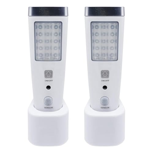 Kdouehg 4-in-1-Wandleuchte mit Bewegungsmelder, LED-Nachtlicht-Taschenlampe mit Ausschaltfunktion, Wiederaufladbare Notfall-Taschenlampe mit EU-Stecker Kdouehg 4-in-1-Wandleuchte mit Bewegungsmelder, LED-Nachtlicht-Taschenlampe mit Ausschaltfunktion, Wiederaufladbare Notfall-Taschenlampe mit EU-Stecker von Kdouehg