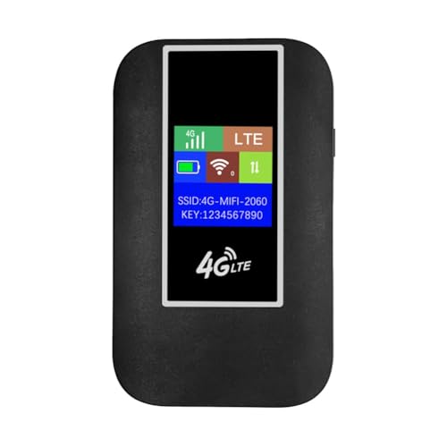 Kdouehg 4G LTE Mobile WiFi Router mit SIM-Kartensteckplatz, 150 Mbps Pocket WiFi Hotspot, Tragbarer WiFi-Router für Zuhause, Büro, Wohnmobil und Camping. Kdouehg 4G LTE Mobile WiFi Router mit SIM-Kartensteckplatz, 150 Mbps Pocket WiFi Hotspot, Tragbarer WiFi-Router für Zuhause, Büro, Wohnmobil und Camping. von Kdouehg