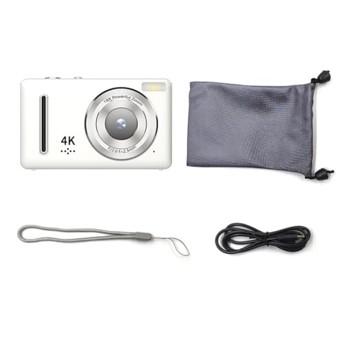 Kdouehg 4K Ccd Digitalkamera Fotokamera, Video-Blog-Kamera, Filmkamera, 4K 30FPS Minikamera für Teenager Kdouehg 4K Ccd Digitalkamera Fotokamera, Video-Blog-Kamera, Filmkamera, 4K 30FPS Minikamera für Teenager von Kdouehg