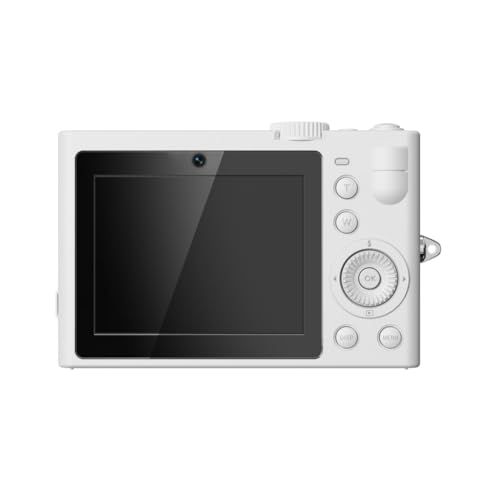 Kdouehg 5K-Digitalkamera für Fotografie, Kompakte Digitalkamera, Doppelobjektivkamera Vorne und Hinten, Autofokus, Selfie-Kamera, von Kdouehg