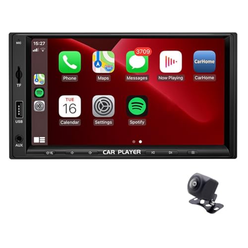 Kdouehg 7-Doppel-DIN-Autoradio mit Drahtlosem Carplay und Android Auto, Bluetooth, FM und Kamera Kdouehg 7-Doppel-DIN-Autoradio mit Drahtlosem Carplay und Android Auto, Bluetooth, FM und Kamera von Kdouehg