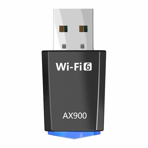 Kdouehg AX900 WiFI6 WiFi -Adapter 900 Mbit/S USB WiFi Bluetooth Network Card 2.4G/5GHz WiFi -Adapter 802.11ax für Laptop Win 7 10 11 Kdouehg AX900 WiFI6 WiFi -Adapter 900 Mbit/S USB WiFi Bluetooth Network Card 2.4G/5GHz WiFi -Adapter 802.11ax für Laptop Win 7 10 11 von Kdouehg