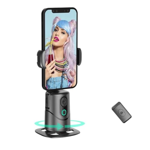 Kdouehg Auto-Gesichtsverfolgung Handyhalter Keine App Erforderlich 360° Rotation Handykameraständer mit Fernbedienung und Gestensteuerung Kdouehg Auto-Gesichtsverfolgung Handyhalter Keine App Erforderlich 360° Rotation Handykameraständer mit Fernbedienung und Gestensteuerung von Kdouehg
