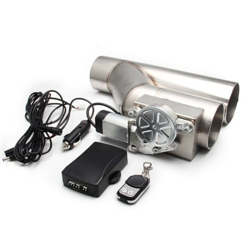 Kdouehg Auto-Universal-Auslassventil, 7,6 cm, 76 mm, Y-Typ, Doppeltes Elektrisches Abschaltventil, Auspuffrohr, Variables Elektrisches Abschaltventil Kdouehg Auto-Universal-Auslassventil, 7,6 cm, 76 mm, Y-Typ, Doppeltes Elektrisches Abschaltventil, Auspuffrohr, Variables Elektrisches Abschaltventil von Kdouehg
