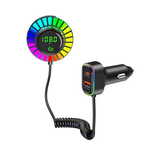 Kdouehg Bluetooth 5.3 FM-Transmitter-Autoadapter, PD30W & QC3.0 Kabelloser FM-Radiosender Fürs Auto mit Lüftungsschlitz-Installation Kdouehg Bluetooth 5.3 FM-Transmitter-Autoadapter, PD30W & QC3.0 Kabelloser FM-Radiosender Fürs Auto mit Lüftungsschlitz-Installation von Kdouehg