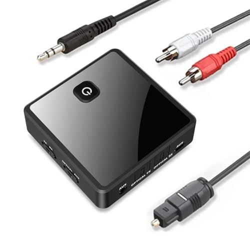 Kdouehg Bluetooth-Audio-Transmitter-Empfänger, AUX-Optischer Kabelloser Audioadapter für TV Kdouehg Bluetooth-Audio-Transmitter-Empfänger, AUX-Optischer Kabelloser Audioadapter für TV von Kdouehg