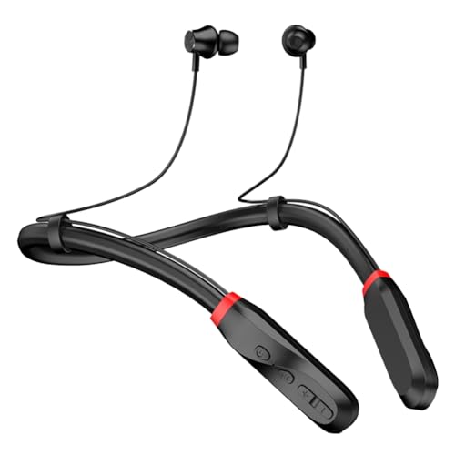 Kdouehg Bluetooth-Kopfhörer mit Nackenbügel, Kabellose Stereo-Ohrhörer mit Mikrofon und Extra Langer Spielzeit, wasserdichte Sport-Ohrhörer Kdouehg Bluetooth-Kopfhörer mit Nackenbügel, Kabellose Stereo-Ohrhörer mit Mikrofon und Extra Langer Spielzeit, wasserdichte Sport-Ohrhörer von Kdouehg