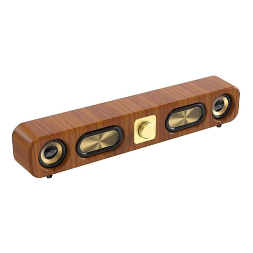 Kdouehg -Bluetooth-Lautsprecher, Tragbare Soundbar, HiFi-Stereokarte, Heimcomputer, Desktop, Kabelloser Sound, FM-Radio, Subwoofer Kdouehg -Bluetooth-Lautsprecher, Tragbare Soundbar, HiFi-Stereokarte, Heimcomputer, Desktop, Kabelloser Sound, FM-Radio, Subwoofer von Kdouehg
