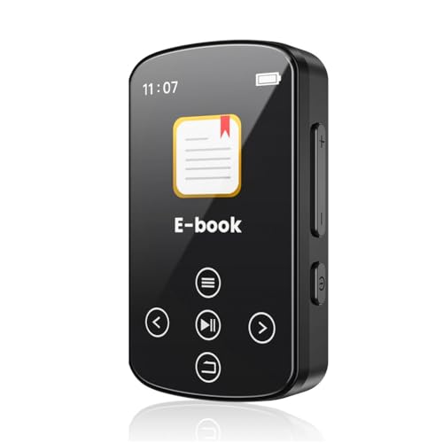 Kdouehg Bluetooth MP3-Player, Tragbarer Sport-Clip-Musik-Player mit HiFi-Sound, 1,5-Bildschirm mit FM-Radio, E-Book, 16 GB Kdouehg Bluetooth MP3-Player, Tragbarer Sport-Clip-Musik-Player mit HiFi-Sound, 1,5-Bildschirm mit FM-Radio, E-Book, 16 GB von Kdouehg