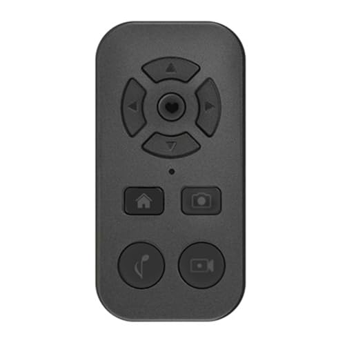 Kdouehg Bluetooth Smart Remote für Mobiltelefon, Universalfernbedienung, Selfie-Stick, Bluetooth-Kamera-Controller, Schwarz von Kdouehg