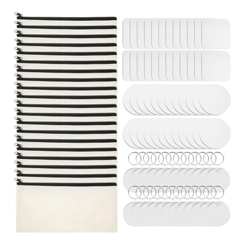 Kdouehg DIY-Sublimationsrohlinge, Produktsets, Sublimationsset Inklusive Transfer Craft Sublimation Canvas Make-Up-Tasche Kdouehg DIY-Sublimationsrohlinge, Produktsets, Sublimationsset Inklusive Transfer Craft Sublimation Canvas Make-Up-Tasche von Kdouehg