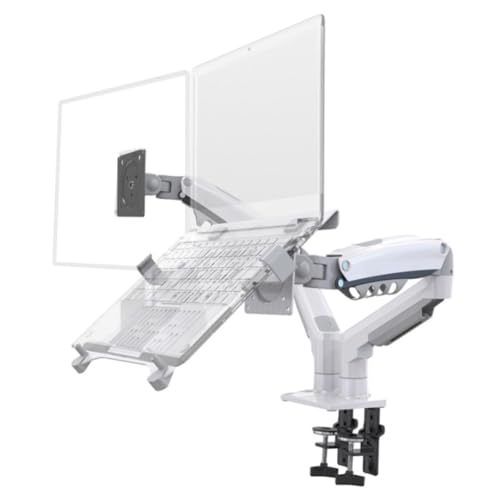 Kdouehg Desktop F160-2 Spring Dual Arm-Stand für 17"-27" Monitor-Halterung Laptop Unterstützung Air Montageständer Last 2-9kg A Kdouehg Desktop F160-2 Spring Dual Arm-Stand für 17"-27" Monitor-Halterung Laptop Unterstützung Air Montageständer Last 2-9kg A von Kdouehg