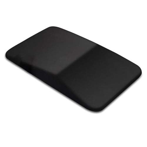 Kdouehg Mauspad-Handgelenkstütze, Karpaltunnel-Schmerzlinderung, Mauspad-Handgelenkauflage, Handgelenkauflage, Kabellose Maus (Schwarz, 13 X 8) von Kdouehg