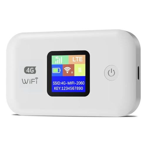 Kdouehg Mobile 4G WLAN Router, Tragbarer WiFi-Hotspot mit Unterstützung für SIM-Karten für Geschäftsreisen & Urlaube Kdouehg Mobile 4G WLAN Router, Tragbarer WiFi-Hotspot mit Unterstützung für SIM-Karten für Geschäftsreisen & Urlaube von Kdouehg