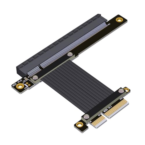Kdouehg PCI-E 4.0 X4 auf X16 Verlängerungskabel Riser-Kabel PCIe X4 64G/ Adapter-Kabel für RTX3090 RX6800xt Grafikkarten 10CM Kdouehg PCI-E 4.0 X4 auf X16 Verlängerungskabel Riser-Kabel PCIe X4 64G/ Adapter-Kabel für RTX3090 RX6800xt Grafikkarten 10CM von Kdouehg