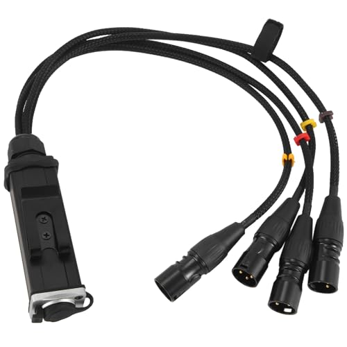 Kdouehg RJ45 CAT5 Abgeschirmtes Kabel zu 4-Kanal-3-Pin-XLR-Steckern Multi-Netzwerk-Empfängerkabel für Bühnenstudio Kdouehg RJ45 CAT5 Abgeschirmtes Kabel zu 4-Kanal-3-Pin-XLR-Steckern Multi-Netzwerk-Empfängerkabel für Bühnenstudio von Kdouehg