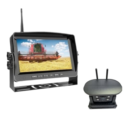 Kdouehg RV Funk Rückfahrkamera 7" Auto Monitor mit Magnetischer Solar Rückfahrkamera Kabellose Kameras Kabelloses System Kit Kdouehg RV Funk Rückfahrkamera 7" Auto Monitor mit Magnetischer Solar Rückfahrkamera Kabellose Kameras Kabelloses System Kit von Kdouehg