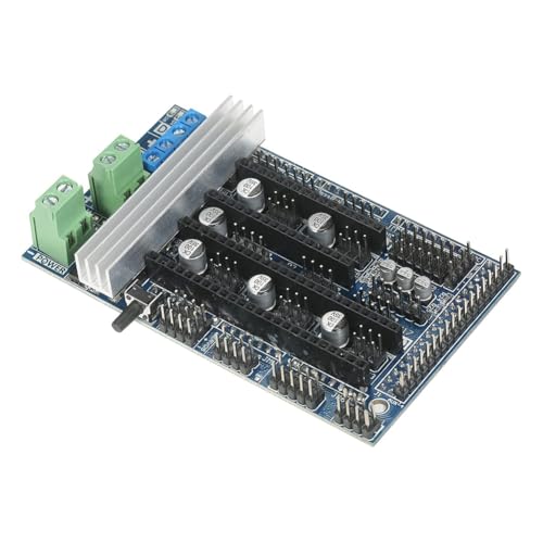 Kdouehg Ramps 1.6-Steuerplatine, 3D-Drucker-Controller, 4-Lagige Bedienfeldplatine mit Kühlkörper-Erweiterungs-Mainboard Kdouehg Ramps 1.6-Steuerplatine, 3D-Drucker-Controller, 4-Lagige Bedienfeldplatine mit Kühlkörper-Erweiterungs-Mainboard von Kdouehg