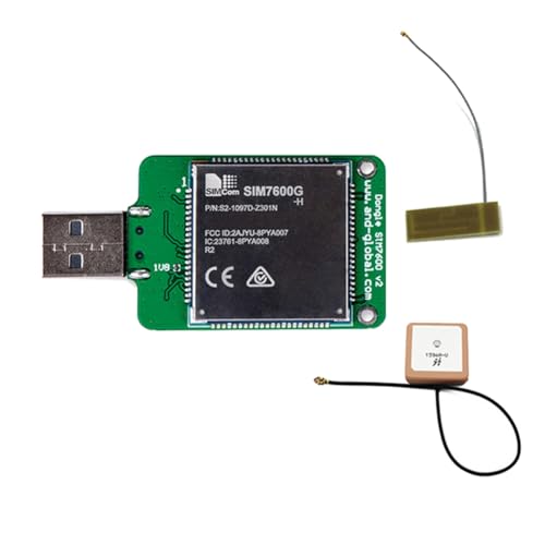 Kdouehg SIMCOM SIM7600G H USB Dongle + Antenne HSPA+ GSM GPRS Edge UMTS LTE 4G Cat4 für SIM7600 SIM7500 SIM7600X-H Serie Kdouehg SIMCOM SIM7600G H USB Dongle + Antenne HSPA+ GSM GPRS Edge UMTS LTE 4G Cat4 für SIM7600 SIM7500 SIM7600X-H Serie von Kdouehg