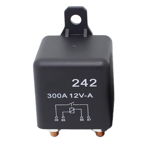 Kdouehg Schwerlast-Relais für Automobil, Boot und Batteriespeicher, Batterieschalter 12V 300A Gleichstrom-Relais von Kdouehg