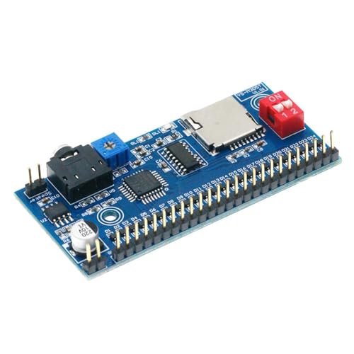 Kdouehg Sprachwiedergabemodul MP3-Trigger Einmal Abspielen Mikrocontroller DIY-Steuerung Eingabeaufforderung Ansager M3D5T Kdouehg Sprachwiedergabemodul MP3-Trigger Einmal Abspielen Mikrocontroller DIY-Steuerung Eingabeaufforderung Ansager M3D5T von Kdouehg