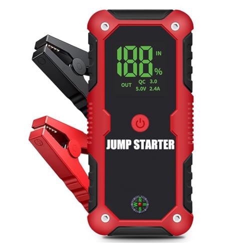Kdouehg Tragbares Multifunktionales Auto-Notstromversorgungsgerät Plus Powerbank, Ersatzstromversorgung, Auto-Ersatzbatterie, Rettung Kdouehg Tragbares Multifunktionales Auto-Notstromversorgungsgerät Plus Powerbank, Ersatzstromversorgung, Auto-Ersatzbatterie, Rettung von Kdouehg