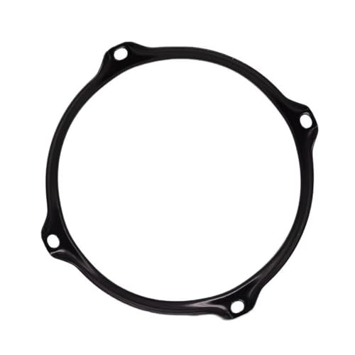 Kdouehg Trommelfelgen-Legierung, 6, 4 Löcher, Trommelfelgen-Snare-Reifen, Trommelreifen für 6-Snare-Drum, Percussion-Instrumentteile, Schwarz Kdouehg Trommelfelgen-Legierung, 6, 4 Löcher, Trommelfelgen-Snare-Reifen, Trommelreifen für 6-Snare-Drum, Percussion-Instrumentteile, Schwarz von Kdouehg