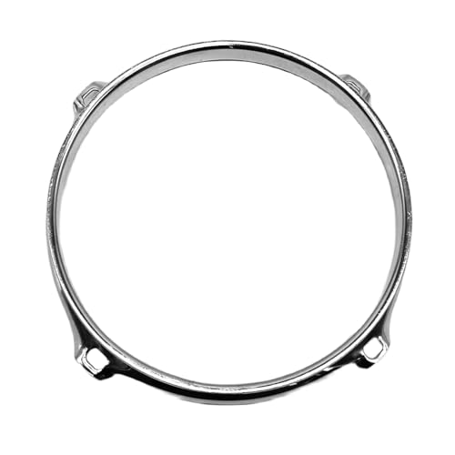 Kdouehg Trommelfelgen-Legierung, 6, 4 Löcher, Trommelfelgen-Snare-Reifen, Trommelreifen für 6-Snare-Drum, Percussion-Instrumentteile, Silber Kdouehg Trommelfelgen-Legierung, 6, 4 Löcher, Trommelfelgen-Snare-Reifen, Trommelreifen für 6-Snare-Drum, Percussion-Instrumentteile, Silber von Kdouehg