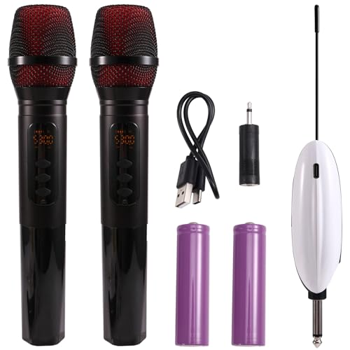 Kdouehg UHF-Drahtloser Wiederaufladbarer Mikrofon-Expander, 6,5-mm-Mikrofonmischer, Mehrkanal-Eingangs-Expander Kdouehg UHF-Drahtloser Wiederaufladbarer Mikrofon-Expander, 6,5-mm-Mikrofonmischer, Mehrkanal-Eingangs-Expander von Kdouehg
