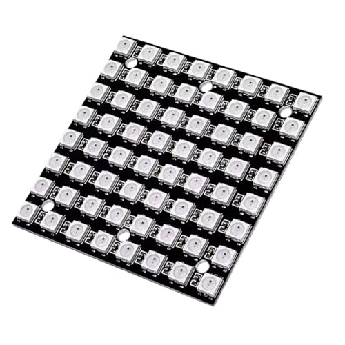 Kdouehg WS2812 LED 5050 RGB 8x8 LED-Matrix WS2812B 8x8 64-Bit Vollfarbe 5050 RGB LED-Lampen-Panel-Licht Kdouehg WS2812 LED 5050 RGB 8x8 LED-Matrix WS2812B 8x8 64-Bit Vollfarbe 5050 RGB LED-Lampen-Panel-Licht von Kdouehg