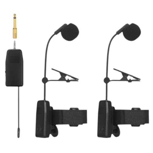 Kdouehg Wireless-Saxophon-Mikrofonsystem Mikrofon Empfänger Sender Instrumentenmikrofon 2 Mikrofone Kdouehg Wireless-Saxophon-Mikrofonsystem Mikrofon Empfänger Sender Instrumentenmikrofon 2 Mikrofone von Kdouehg