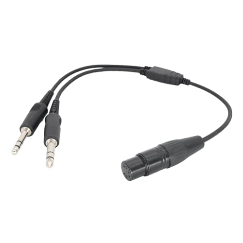 Kdouehg XLR zu GA Dual Plug 5 Pin Aviation Headset Stecker Männlich zu Weiblich Aviation Ohrhörer Kabel für Luftfahrtkommunikation Kdouehg XLR zu GA Dual Plug 5 Pin Aviation Headset Stecker Männlich zu Weiblich Aviation Ohrhörer Kabel für Luftfahrtkommunikation von Kdouehg