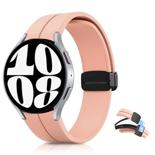 KeHowy 20mm Armband Kompatibel mit Samsung Galaxy Watch 7/FE/6/5/4 für Damen Herren, Silikon Magnetisch Armbänder, LüCkenloses Ersatzband für Galaxy Watch 6 Classic/5 Pro/4 Classic, Rosa KeHowy 20mm Armband Kompatibel mit Samsung Galaxy Watch 7/FE/6/5/4 für Damen Herren, Silikon Magnetisch Armbänder, LüCkenloses Ersatzband für Galaxy Watch 6 Classic/5 Pro/4 Classic, Rosa von KeHowy