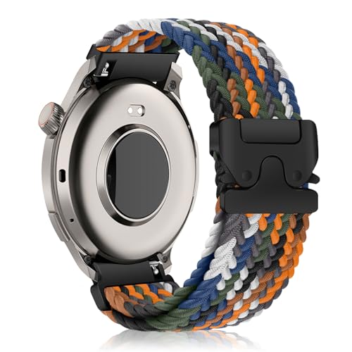 KeHowy 22mm Nylon Armband für Amazfit Balance/Bip 6/Bip 5/Cheetah Pro, Upgrades Elastisches Sport Geflochtenes Ersatzarmband für Amazfit GTR 4/3 Pro/3/GTR 2e/GTR 47mm/Stratos 3/2/Nexo - Bunt KeHowy 22mm Nylon Armband für Amazfit Balance/Bip 6/Bip 5/Cheetah Pro, Upgrades Elastisches Sport Geflochtenes Ersatzarmband für Amazfit GTR 4/3 Pro/3/GTR 2e/GTR 47mm/Stratos 3/2/Nexo - Bunt von KeHowy