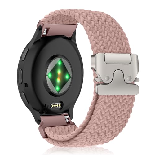 KeHowy 22mm Nylon Armband für Garmin Venu 3 45mm/Venu 2/vivoactive 4/Active, Elastisches Sport Geflochtenes Ersatzarmband für Garmin Forerunner 265/Forerunner 255/255 Music/Amazfit Balance - Rosa KeHowy 22mm Nylon Armband für Garmin Venu 3 45mm/Venu 2/vivoactive 4/Active, Elastisches Sport Geflochtenes Ersatzarmband für Garmin Forerunner 265/Forerunner 255/255 Music/Amazfit Balance - Rosa von KeHowy