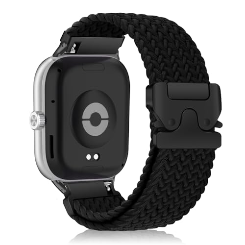 KeHowy Nylon Armband für Xiaomi Smart Band 8 Pro/Band 9 Pro/Redmi Watch 4/5, Männer Frauen Elastisches Sport Geflochtenes Ersatzarmband für Xiaomi Redmi Watch 5/4/Mi Band 9 Pro/8 Pro - Schwarz KeHowy Nylon Armband für Xiaomi Smart Band 8 Pro/Band 9 Pro/Redmi Watch 4/5, Männer Frauen Elastisches Sport Geflochtenes Ersatzarmband für Xiaomi Redmi Watch 5/4/Mi Band 9 Pro/8 Pro - Schwarz von KeHowy