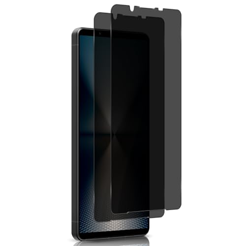 KeHowy Privacy Schutzfolie Kompatibel mit Sony Xperia 1 VI, [2 Stück] [9H Härte] [Anti-Kratzer] Anti Spy Displayschutz, Privacy Sichtschutz für Sony Xperia 1 VI von KeHowy