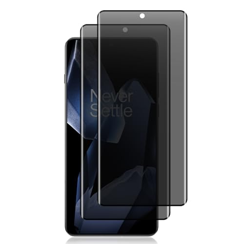 KeHowy Privacy Schutzfolie für OnePlus 13 5G für Panzerglas, [2 Stück] [9H Härte] [Anti-Kratzer] Anti Spy Displayschutz, 3D Privacy Panzerfolie Sichtschutz für OnePlus 13 5G von KeHowy