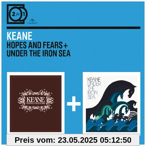 2 For 1: Hopes And Fears / Under The Iron Sea (Digipack ohne Booklet) von Keane