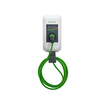 Keba Wallbox KeContact P30 x-series EN Type2 6m Cable 22kW-RFID-MID - Green Edit von Keba