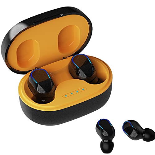 Bluetooth Kopfhörer,Kopfhörer Kabellos In-Ear kopfhörer Bluetooth mit Mic,Hi-Fi Stereo,Tastesteuerung,25 Stunden Spielzeit mit LED Anzeige,für für Handy, Tablet,TV von Kebensh