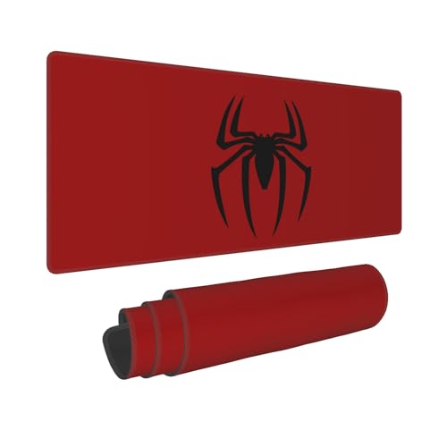 Keebik Gaming-Mauspad, Spinnen-rotes Muster, großes erweitertes Computer-Mauspad, Tastatur, komplettes Schreibtisch-Mauspad für Gaming, Büro, Zuhause, 30 x 80 cm Keebik Gaming-Mauspad, Spinnen-rotes Muster, großes erweitertes Computer-Mauspad, Tastatur, komplettes Schreibtisch-Mauspad für Gaming, Büro, Zuhause, 30 x 80 cm von Keebik