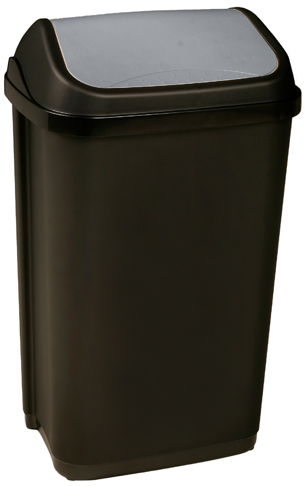 keeeper Abfalleimer , swantje, , 50 Liter, graphite / silber von Keeeper