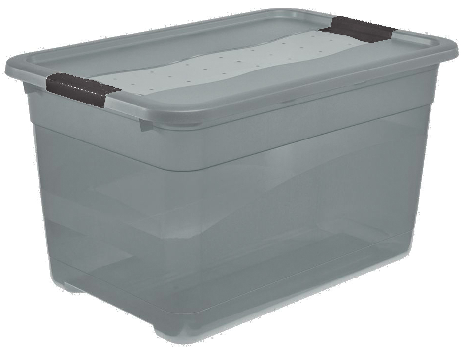 keeeper Aufbewahrungsbox , cornelia, , 52 Liter, crystal-grey von Keeeper