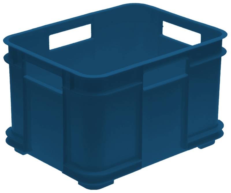 keeeper Aufbewahrungsbox Euro-Box M , bruno eco, , blau von Keeeper